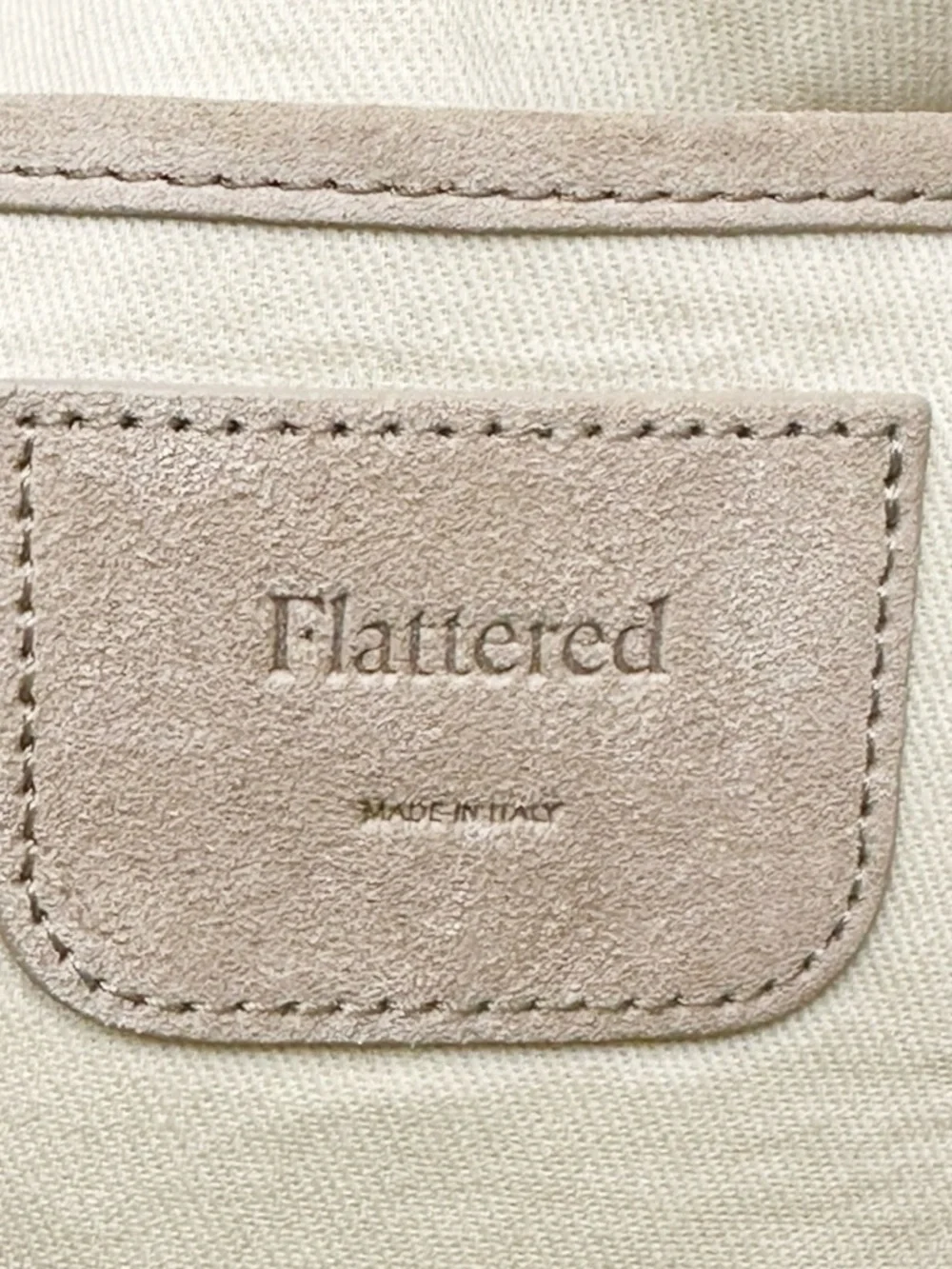 FLATTERED Alva Shoulder Bag Suede Sand